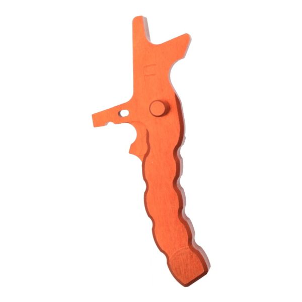 RETROARMS GRILLETTO CNC AR15 TIPO F ARANCIONE (RA-6932) RETROARMS GRILLETTO CNC AR15 TIPO F ARANCIONE (RA-6932)