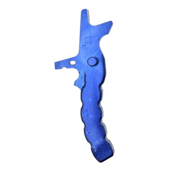 RETROARMS GRILLETTO CNC AR15 TIPO F BLU (RA-6930) RETROARMS GRILLETTO CNC AR15 TIPO F BLU (RA-6930)