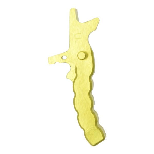 RETROARMS GRILLETTO CNC AR15 TIPO F GIALLO (RA-6933) RETROARMS GRILLETTO CNC AR15 TIPO F GIALLO (RA-6933)