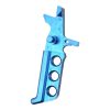 RETROARMS GRILLETTO CNC AR15 TIPO H BLU (RA-6950) RETROARMS GRILLETTO CNC AR15 TIPO H BLU (RA-6950)
