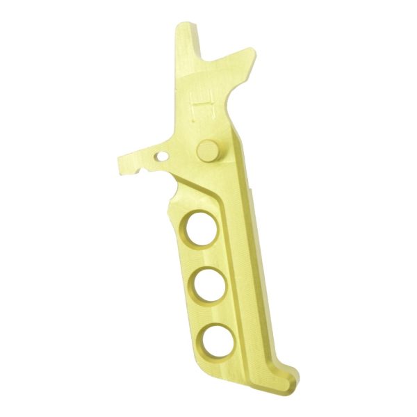 RETROARMS GRILLETTO CNC AR15 TIPO H GIALLO (RA-6953) RETROARMS GRILLETTO CNC AR15 TIPO H GIALLO (RA-6953)