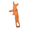 RETROARMS GRILLETTO CNC AR15 TIPO L ARANCIONE (RA-7463) RETROARMS GRILLETTO CNC AR15 TIPO L ARANCIONE (RA-7463)