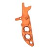 RETROARMS GRILLETTO CNC AR15 TIPO P ARANCIONE (RA-7493)