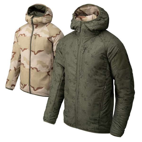 Reversible Wolfhound Hoodie Jacket® - Windpack - Desert Night Camo/US Desert