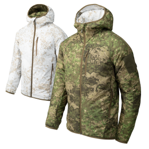 Reversible Wolfhound Hoodie Jacket® - Windpack - Pencott Wildwood/Pencott Snowdrift