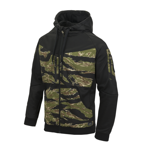 ROGUE Hoodie (FullZip) - Black / Tiger stripe ROGUE Hoodie (FullZip) - Black / Tiger stripe