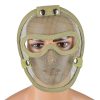 ROYAL MASCHERA CON RETE METALLICA TAN (KR003T) ROYAL MASCHERA CON RETE METALLICA TAN (KR003T)