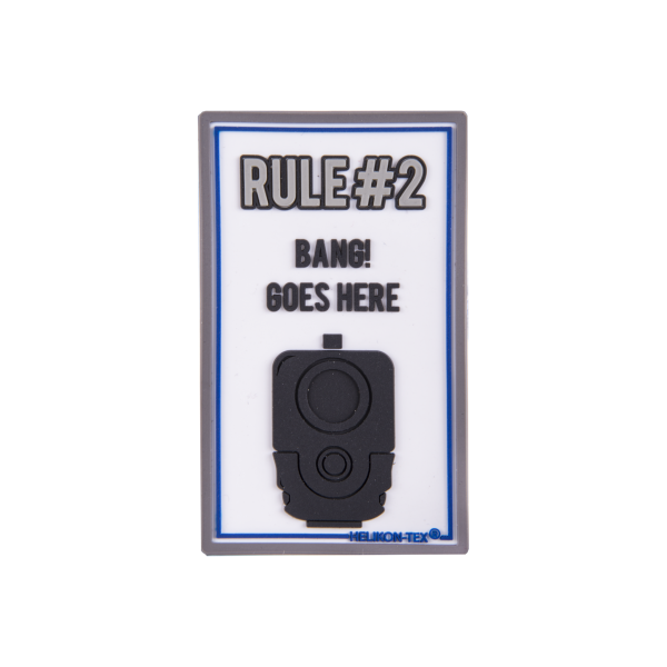 Rule#2 Patch - PVC - White