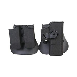 SET FONDINA E PORTA CARICATORE PER SERIE GLOCK NERO (BD-6100B) SET FONDINA E PORTA CARICATORE PER SERIE GLOCK NERO (BD-6100B)
