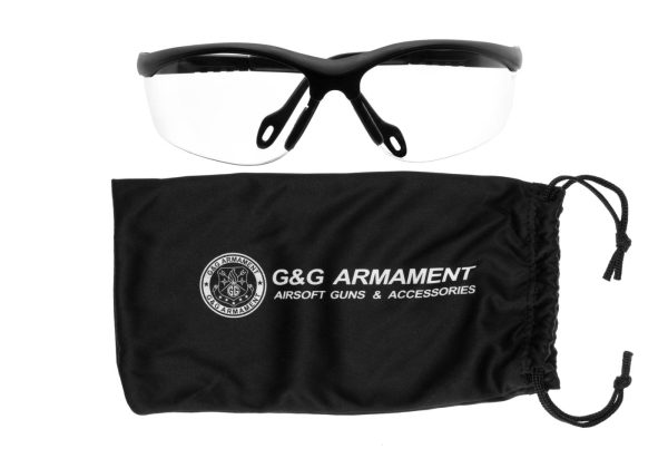 Shooting Glasses Clear Black
