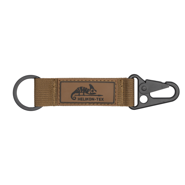 Snap Hook KEYCHAIN with Logo - Nylon - Coyote