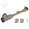 SNOW WOLF OTTICA ILLUMINATA ZOOM 3X-9X LENTE 50mm TAN (SW-0220)