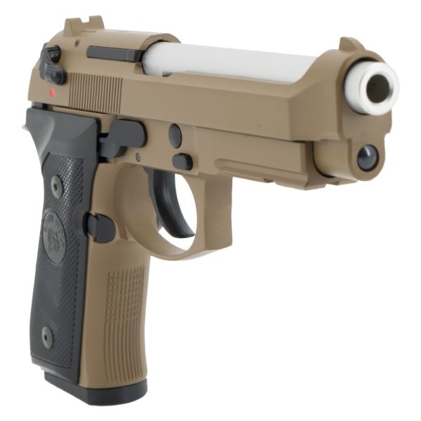 SNOW WOLF PISTOLA A GAS SCARRELLANTE IN METALLO TAN (SW-03T)