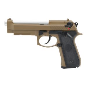 SNOW WOLF PISTOLA A GAS SCARRELLANTE IN METALLO TAN (SW-03T) SNOW WOLF PISTOLA A GAS SCARRELLANTE IN METALLO TAN (SW-03T)
