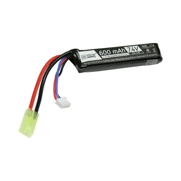 SPECNA ARMS BATTERIA LI-PO 7.4V x 600MAH 20/40C STICK (SPE-06-029217) SPECNA ARMS BATTERIA LI-PO 7.4V x 600MAH 20/40C STICK (SPE-06-029217)