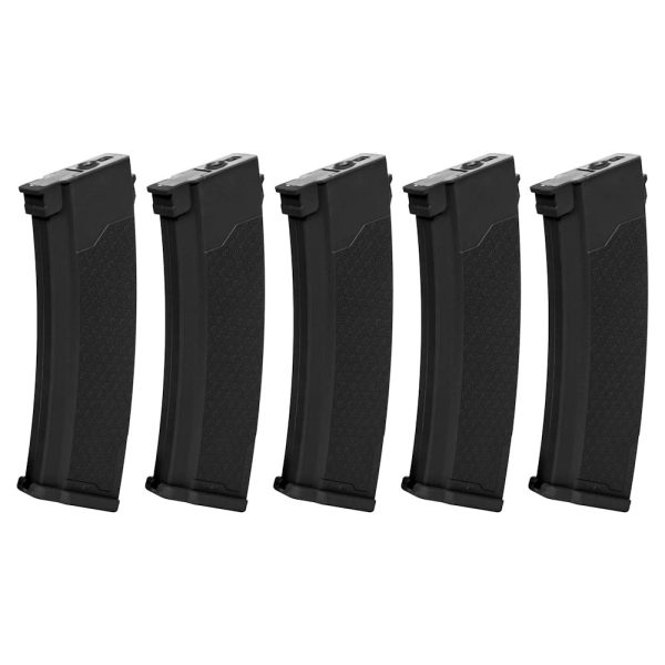 SPECNA ARMS SET 5x CARICATORI HI-CAP S-MAG 380 COLPI PER SERIE J NERO (SPE-05-032796)
