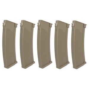 SPECNA ARMS SET 5x CARICATORI HI-CAP S-MAG 380 COLPI PER SERIE J TAN (SPE-05-032797)