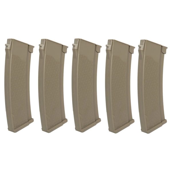 SPECNA ARMS SET 5x CARICATORI HI-CAP S-MAG 380 COLPI PER SERIE J TAN (SPE-05-032797)