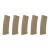 SPECNA ARMS SET 5x CARICATORI MID-CAP S-MAG 125 COLPI PER SERIE M4/M16 TAN (SPE-05-025720)