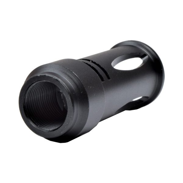 SPEGNIFIAMMA IN METALLO FILETTO 14mm ANTIORARIO NERO (SP15)