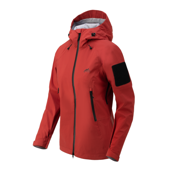 SQUALL Women's Hardshell Jacket - TorrentStretch - Crimson Sky