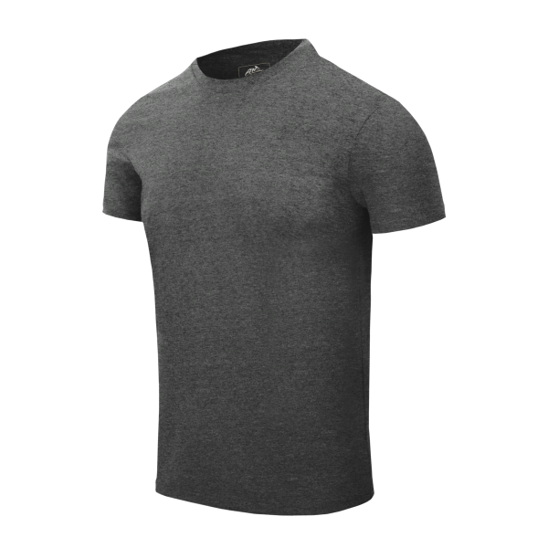 T-Shirt Slim - Melange Black-Grey