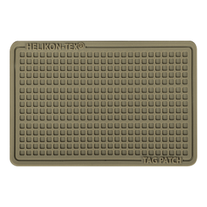 Tag Patch 60x40mm (set - 3pcs.) - PVC - Coyote