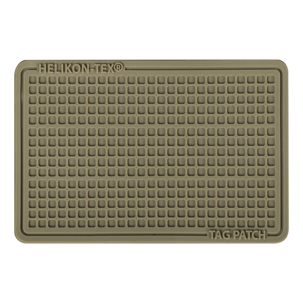 Tag Patch 60x40mm (set - 3pcs.) - PVC - Coyote