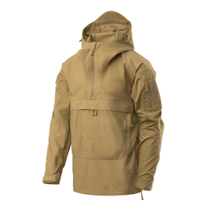 Tracer Anorak Jacket - Polycotton Stretch Ripstop - Coyote