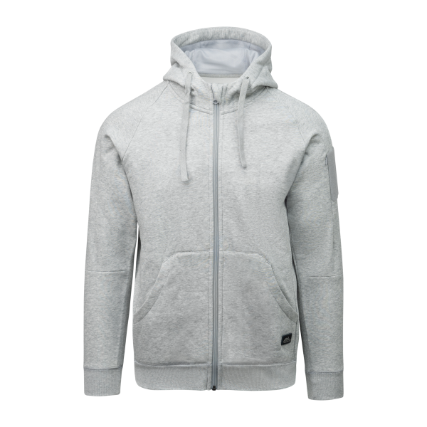 Urban Hoodie Lite - Fullzip - Light Grey Melange