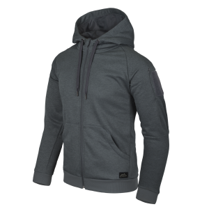 URBAN TACTICAL HOODIE (FullZip)® - Melange Black-Grey URBAN TACTICAL HOODIE (FullZip)® - Melange Black-Grey