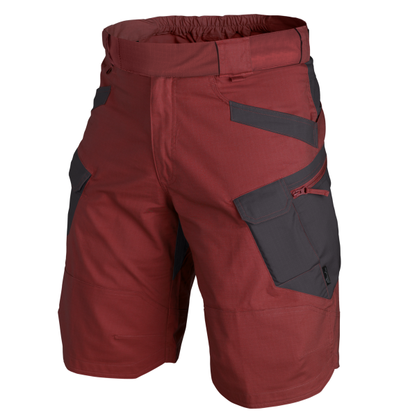 UTS® (Urban Tactical Shorts®) 11'' - PolyCotton Ripstop - Crimson Sky / Ash Grey A