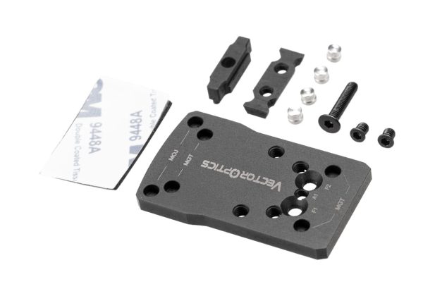 Vector Optics 2-in-1 Adapter For Glock Pistols MOJ / RMR and MGT / RMR Black