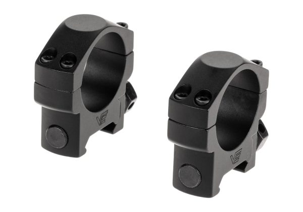 Vector Optics 30mm Low Profile Weaver Rings Black