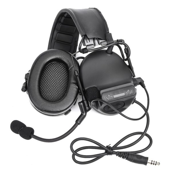 WADSN CUFFIE E MICROFONO CON RIDUZIONE ATTIVA DEL RUMORE NERO (WZ221-B) WADSN CUFFIE E MICROFONO CON RIDUZIONE ATTIVA DEL RUMORE NERO (WZ221-B)