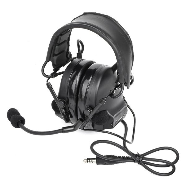 WADSN CUFFIE E MICROFONO CON RIDUZIONE ATTIVA DEL RUMORE NERO (WZ221-B) WADSN CUFFIE E MICROFONO CON RIDUZIONE ATTIVA DEL RUMORE NERO (WZ221-B)