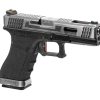 WE G-Force 18C SV Silver Barrel Metal Version GBB Black