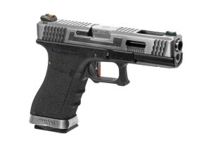 WE G-Force 18C SV Silver Barrel Metal Version GBB Black