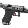 WE G-Force 18C SV Silver Barrel Metal Version GBB Black