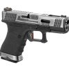 WE G-Force 19 SV Silver Barrel Metal Version GBB Black