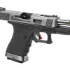 WE G-Force 19 SV Silver Barrel Metal Version GBB Black