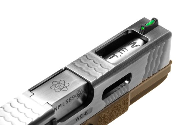 WE G-Force 19 SV Silver Barrel Metal Version GBB Desert