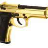 WE M9 Full Metal GBB Gold