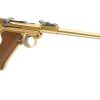 WE P08 8 Inch Full Metal GBB Gold