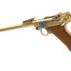 WE P08 8 Inch Full Metal GBB Gold