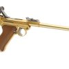 WE P08 8 Inch Full Metal GBB Gold