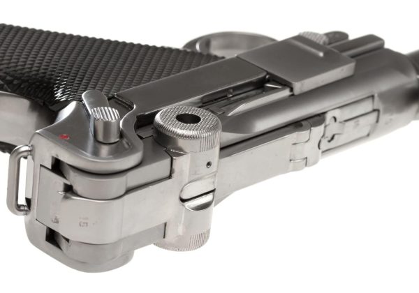 WE P08 8 Inch Full Metal GBB Silver