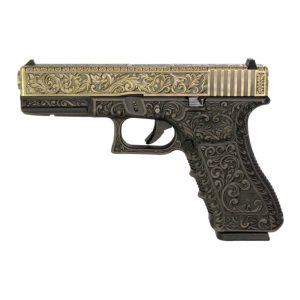 WE PISTOLA A GAS G-17 CLASSIC FLORAL PATTERN BRONZE (WG01FB)