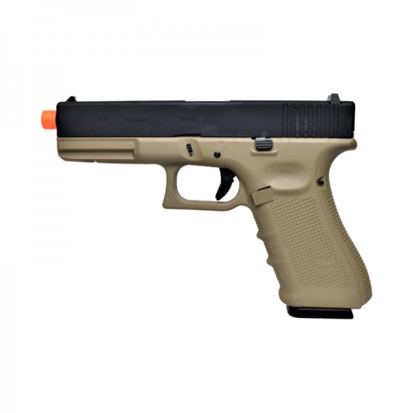 WE PISTOLA A GAS G-17 NERA E TAN (W057BT) WE PISTOLA A GAS G-17 NERA E TAN (W057BT)
