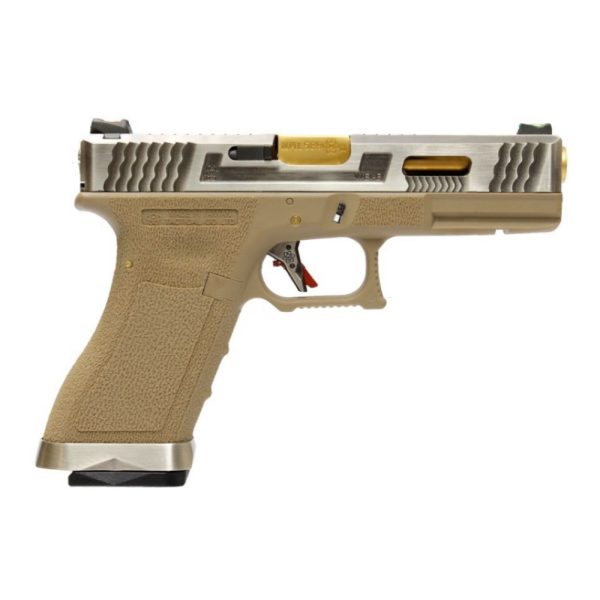 WE PISTOLA A GAS G-18 FORCE SERIES T4 (WG02WET-4) WE PISTOLA A GAS G-18 FORCE SERIES T4 (WG02WET-4)